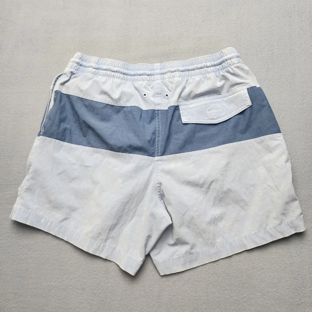 Chubbies Mens Blue Vintage wash Swim Trunks 5.5 Inch Inseam Size Medium